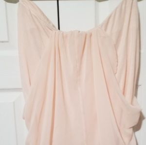 Express strapless tank -Peach color Women's size L
